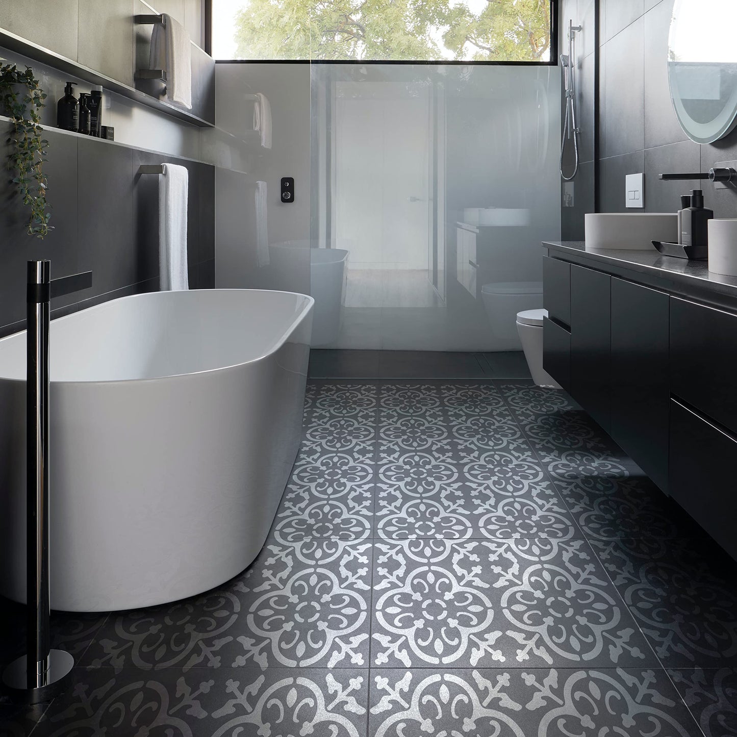 4 pcs. / Tile Stencil Set, Reusable Tile Stencils Set for Painting, Furniture, Floor/Household Paint Wall Stencils