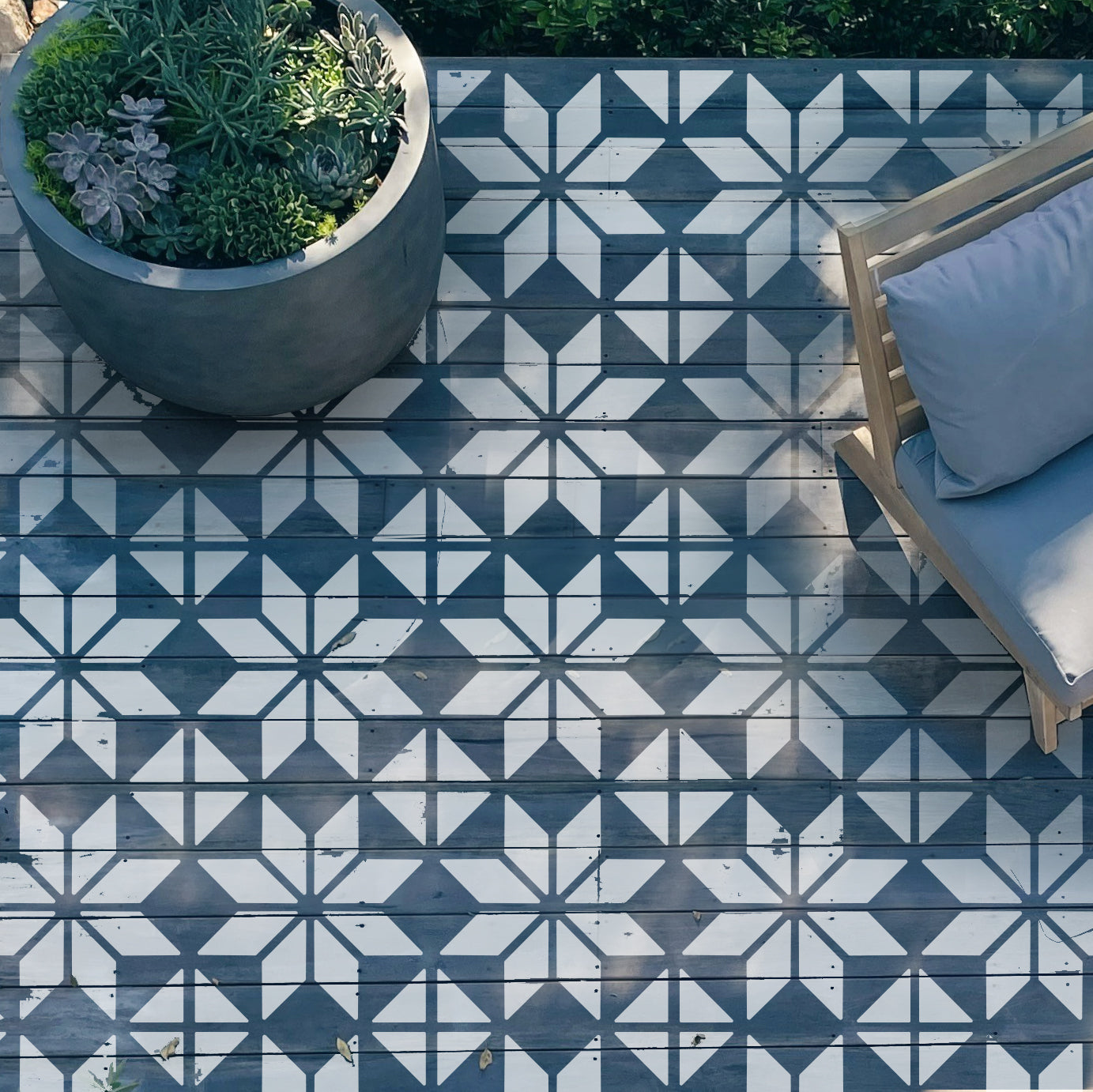 4 pcs. / Tile Stencil Set, Reusable Tile Stencils Set for Painting, Furniture, Floor/Household Paint Wall Stencils