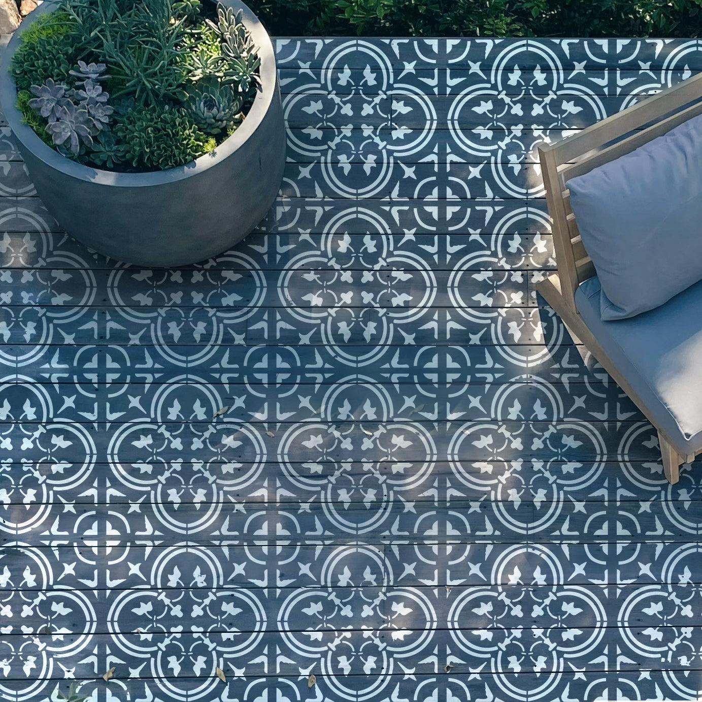 4 pcs. / Tile Stencil Set, Reusable Tile Stencils Set for Painting, Furniture, Floor/Household Paint Wall Stencils