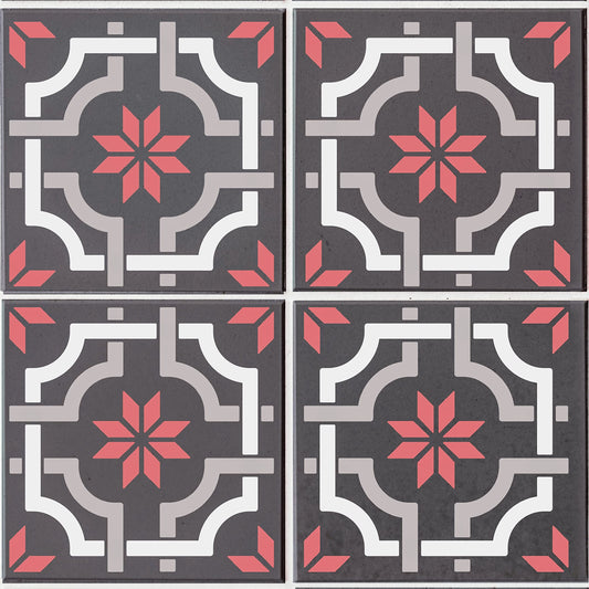 12"x12" Tile Stencil (2 Pack) - Reusable Wall and Floor Stencil for Painting and Decorating