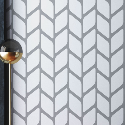 TUNA - Herringbone - Chevron / Large Allover Wall Stencils for Painting / Stencils For Walls / Minimal Wall Stencil Pattern / WALL STENCIL