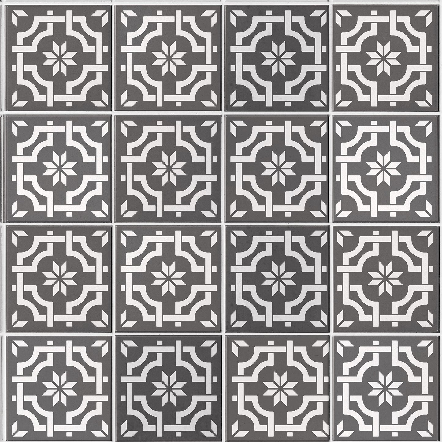 12x12 Tile Stencil - Reusable Wall and Floor Stencil for Painting and Decorating - View 4 | Stencilogy