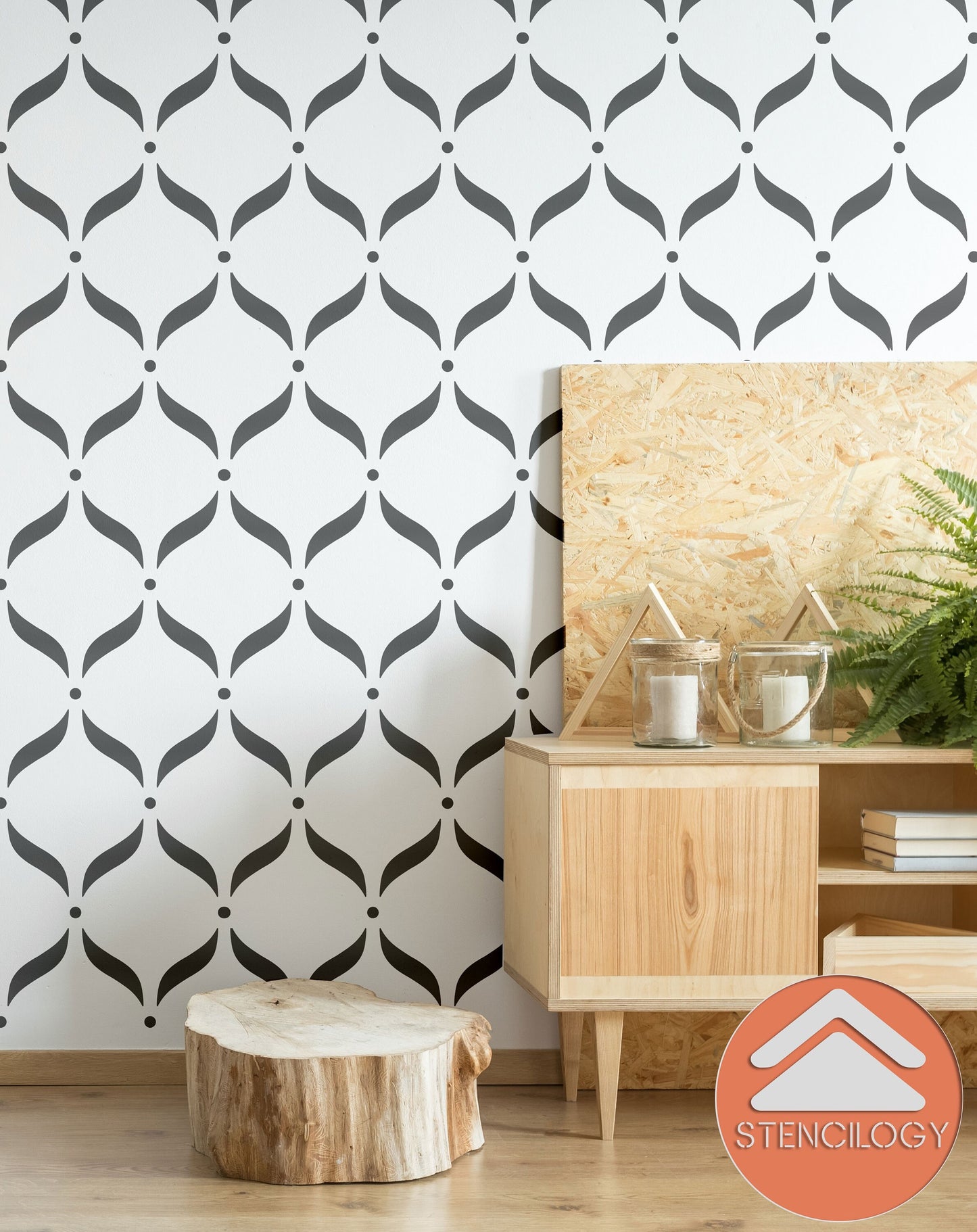 ALARA - XL Wall Stencil - View 4 | Stencilogy