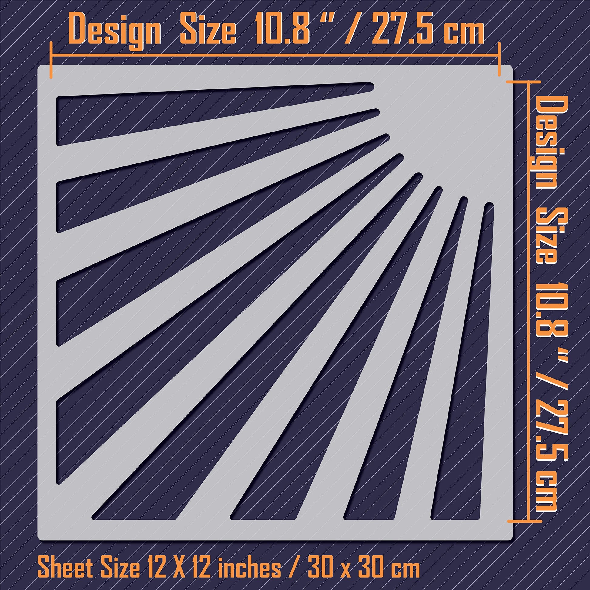 12x12 Tile Stencil - View 2 | Stencilogy