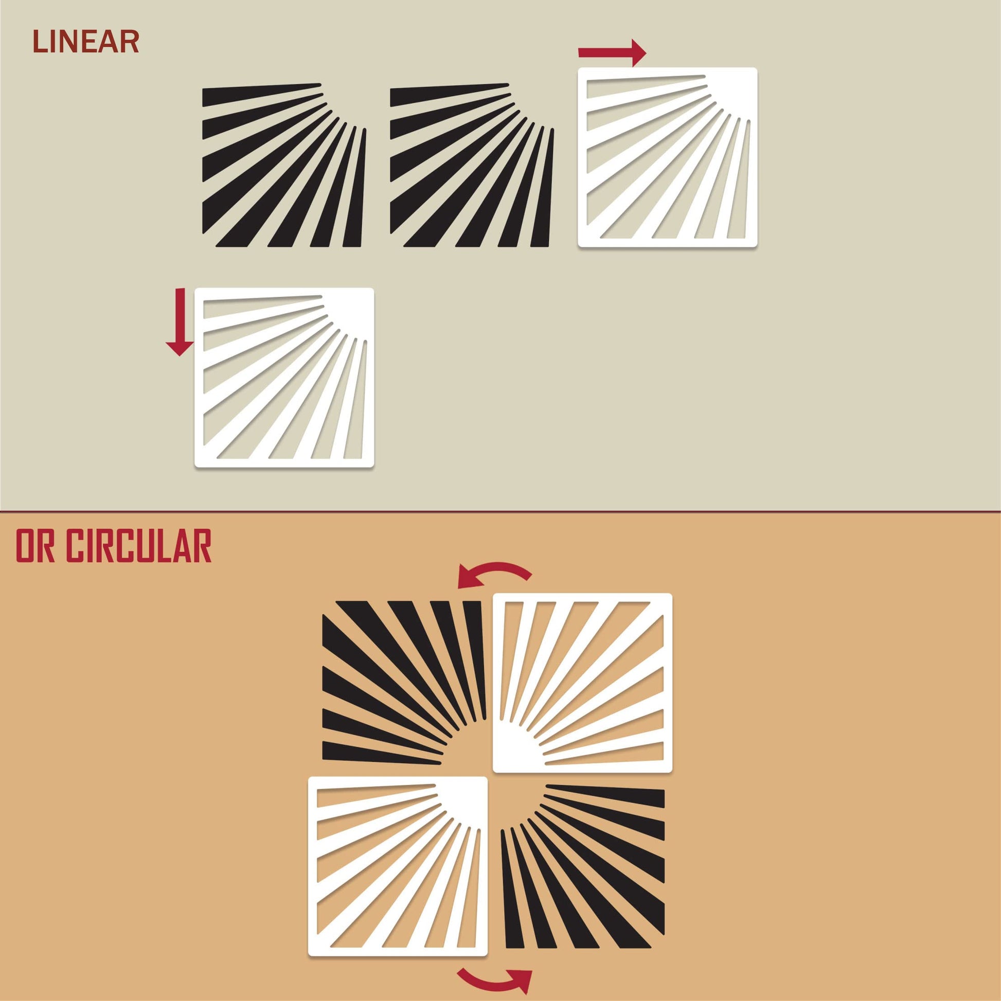 12x12 Tile Stencil - View 9 | Stencilogy