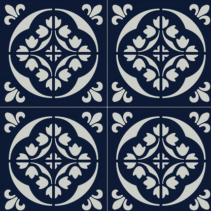 12"x12" Tile Stencil (2 Pack)  / Wall and Floor Stencil, Reusable for Painting, Furniture, Walls and Floors