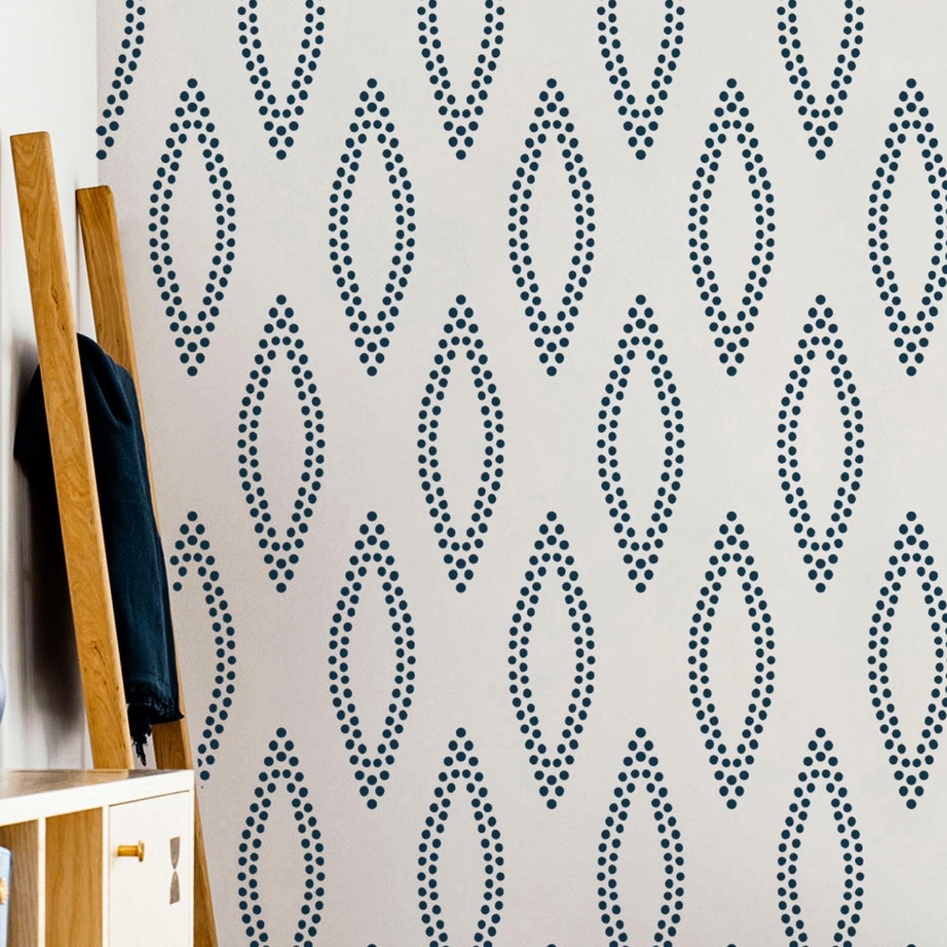 URAL- XL Wall Stencil, Large Allover Wall Stencils for Painting, Stencils for Walls, Large Sashik... | Stencilogy