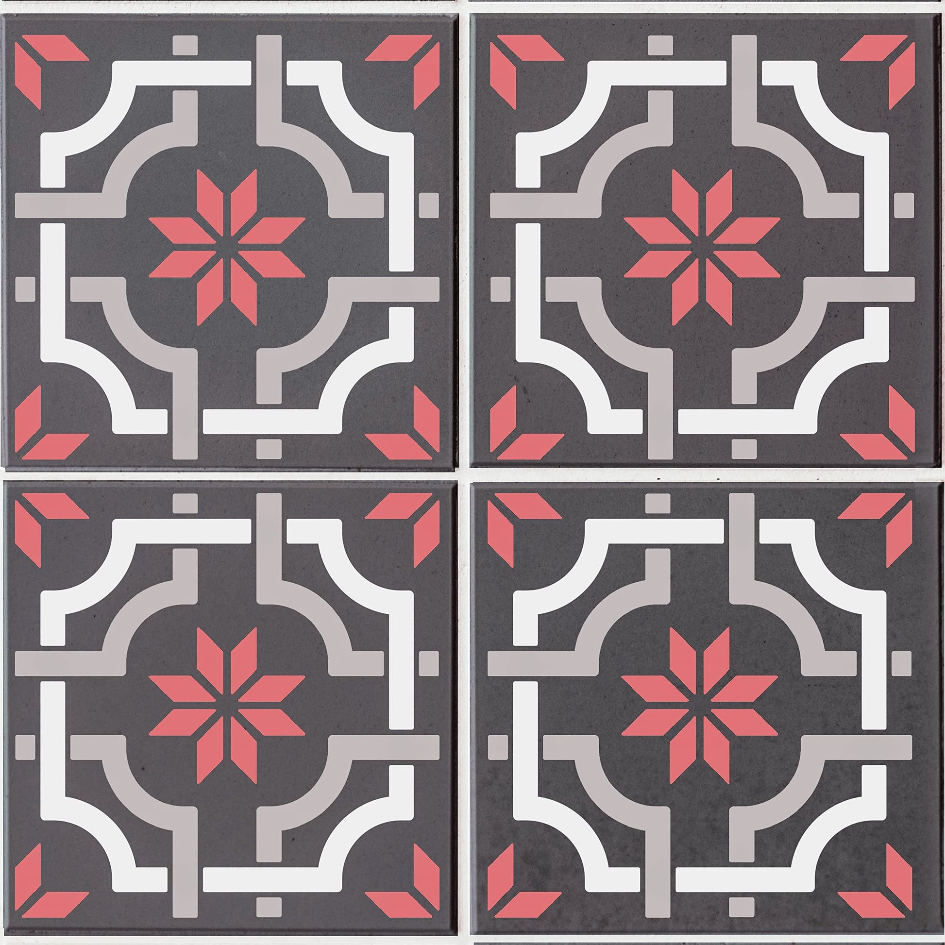 12x12 Tile Stencil - Reusable Wall and Floor Stencil for Painting and Decorating | Stencilogy