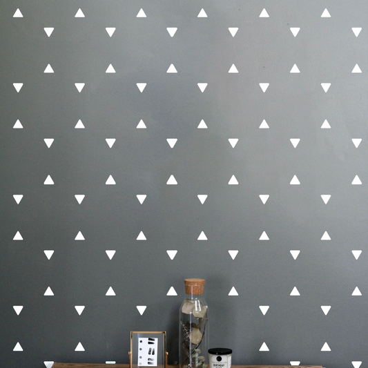 DESNA - XL Wall Stencil Simple / Large Allover Wall Stencils for Painting / Stencils For Walls / Geometric Wall Stencil Pattern