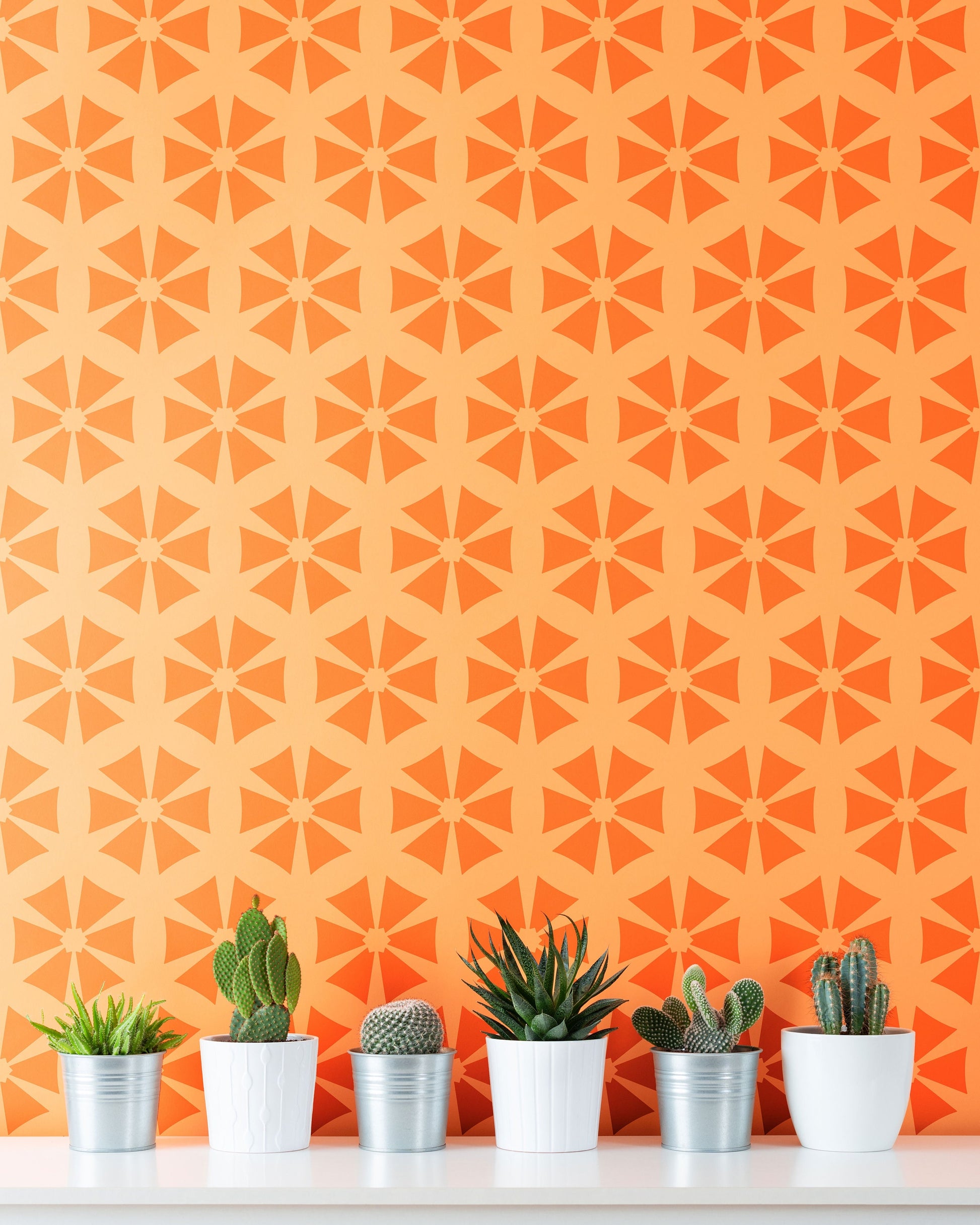 ARAS - Large Wall Stencil Pattern - View 2 | Stencilogy